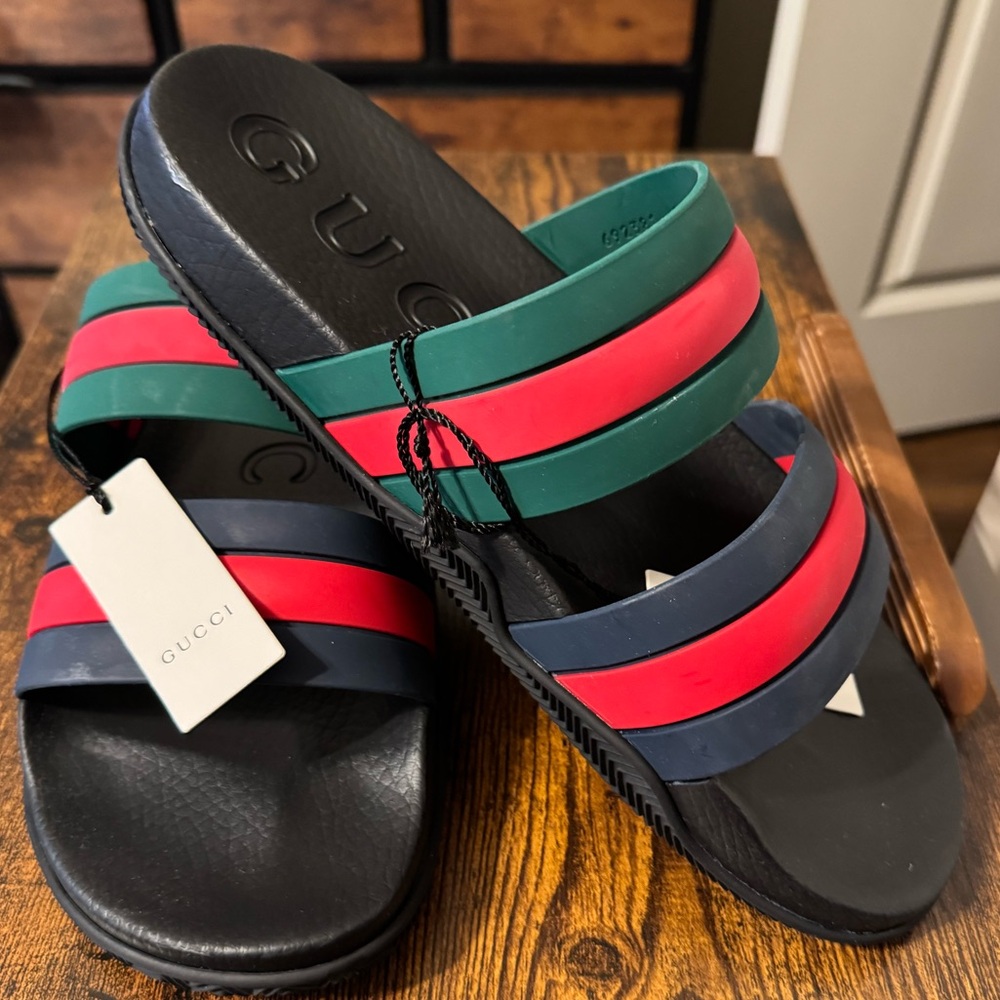 NWT Gucci Slide Sandals - Slides Rubber size 11